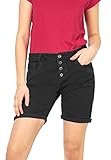 Urban Surface Damen Stoff Bermuda Shorts aus Stretch-Twill Dark-Grey L