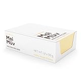 GymBeam MoiMüv Protein-Riegel - Vielschichtiger Protein-Snack mit luxuriösem Geschmack, hoher Proteingehalt, unterstützt Muskelwachstum & Knochengesundheit, Proteinriegel (12 x 55g, Cookie Teig)