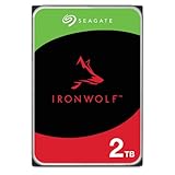 Seagate IronWolf 2 TB, NAS Interne Festplatte HDD, 3.5 Zoll, 5400 U/Min, CMR, 64 MB Cache, SATA 6 GB/s, silber, inkl. Data Rescue Service (ST2000VNZ03)