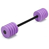 Soulchen Lange Wasser-Hanteln aus Schaumstoff, Wassergewichte, Hantel, für Wasser-, Pool- und Pool-Hanteln mit hochdichtem EVA-Schaum für Schwimmen, Wasser-Aerobic, Workouts, Verlust (lila, 74 cm)
