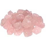 Wassersteine 300g | 100% naturbelassene Edelsteine Heilsteine | Echte unbehandelte Rohsteine für Edelsteinwasser Lebensquelle Plus (Rosenquarz)