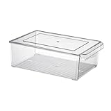 DimyFew Pizza -Teigschale Pizza -Teig -Proofungsbox Multifunktional mit Deckel Pizza -Teigbehälter für Küchenpizza machen