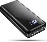 Power Bank 25,800mAh 22,5W Externer Handyakku PD20W Schnell Aufladende Powerbank USB C mit LED Display Tragbares Ladegerät für Smartphones