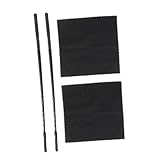 YARNOW 4Stücke Flötenreinigungsset Flötenreinigungsstab Und Reinigungstücher Für Piccolo Und Querflöte Tragbar Und Einfach Zu Langlebig Und Zuverlässig Für Optimale