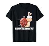 T-Shirt Joggen Laufen Läufer Sport Marathon Jogging Schnecke T-Shirt