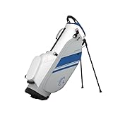 Calaway Golf Chase Stand Bag 2026, Weiß/Silber/Königsblau
