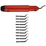 Handentgratwerkzeug-Set, Metall NB1100 Griff Handentgrater Ersatz mit Aluminiumklingen für Kunststoffentferner Schneidwerkzeug