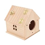 MUELODSIC Nistkasten für Wellensittiche und Papageien Stabiles Brut und Laichnest Handgefertigtes Vogelhaus mit Modernem Design Gemütliches Innenraumnest für Vogelzucht und Haltung im Käfig