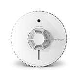 Fire Angel Hitzemelder für Küche mit auswechselbarer 5-Jahres-Batterie, FA6215-INT Hitzewarnmelder für Küche, Zuhause, Wohnwagen, Dachboden, Garage, Ersatz für HT-630 Hitzemelder, Weiß