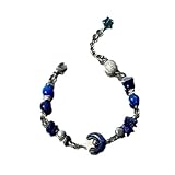 XINGLIDA Modische Stern Charm Armbänder Mit Blauen Perlen Elegantes Armband Handgefertigt Verstellbarer Armreif Schmuck Für Frauen Und Mädchen Stern Charm Armband Einzigartiger Schmuck