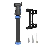 Yonuaret Tragbare Fahrradpumpe, Kompakte Handpumpe Für Reifen, Hochdruck Aufpumpgerät Fahrradzubehör für Radfahren, Rennsport, Straßenreisen, Camping, tägliches Pendeln, Männer und Frauen