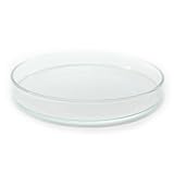 Aquarium Futterschale XXL aus Glas 120x20mm für Terrarium, Garnelen, Schnecken, Welse | Echtglas Futter Schale zum geziehlten füttern | KEIN Acryl/Plastik sondern Laborglas! 6 Größen