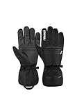 Reusch Herren Snow King Garantiert Winddichte und Extra Atmungsaktive Unisex Winterhandschuhe Fingerhandschuhe Schneehandschuhe Skihandschuhe Herren Damen, schwarz-weiß, 9