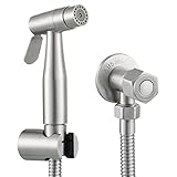 CIENCIA Bidet-Handbrause für Toilette Sprayer Edelstahl Sprüher Shattaf Komplett Bidet Set für WC, WS024AF6