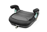 Peg Perego Viaggio Shuttle Autositz, Auto-Sitzerhöhung mit ISOFIX für Kinder von 125 bis 150 cm (6-12 Jahre), 22-36 kg, Crystal Black