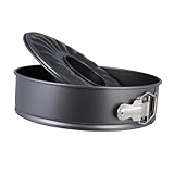 GALPADA Kamin Design Kuchenform Rund 24cm Kohlenstoffstahl Backform Wiederverwendbar Multifunktional für Chiffon Käse Mousse Cake