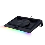 Razer Laptop Cooling Pad - Smart Cooling Laptop-Ständer für 14' bis 18' Zoll Laptops - luftdichte Druckkammer (benutzerdefinierte Lüfterkurven, 3-Port USB-A Hub, Multifunktionstasten) Schwarz