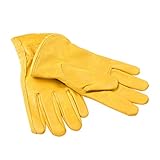 Gogogmee 1 Paar Handschuhe warmer Handschuh Outdoor-Handschuh Fahrradhandschuh winterhandschuh rekawiczki zimowe hitzeschutz handschuh grill zubehör Leder dicker Handschuh Schutzhandschuh