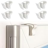 6 Stück Klemmträger Für Jalousien,Universal Klemmhalter,Rollo Ohne Bohren,Für Aluminium Jalousien,Montage Ohne Schrauben Und Bohren