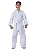 KWON Kinder Kampfsportanzug Karate Basic, weiß, 130cm, 551000130