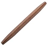Muso Wood Nudelholz - Französisches Teigroller zum Backen - Walnuss holz Nudelholz Rolling Pin für Fondant, Pizza, Kuchenkruste (40 cm - Walnuss)
