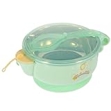 GALPADA Kleinkind Schüssel Satz mit Saugnäpfen für Babys Edelstahlschalen Rutschfest für Selbstständiges Essen Fütterungsset mit Löffeln für Hochstühle und