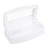 UV-Desinfektion Box - UV-Sterilisator-Kasten, Plastik Nagel-Werkzeuge Desinfektion Container Sterilisation Box Maniküre Werkzeuge for Salon
