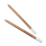 Homoyoyo 2 Stück Kohlestift skizzierstifte skizzenstifte skizzieren anzeichnen werkzeug stifte zeichnen Bleistifte Weiß Kunst Zeichnung Schwarz Graphit Zeichenzubehör Kohle malen Holz