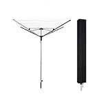 Robuste, wasserdichte Abdeckung für Wäschespinne mit Reißverschluss für Gartentrockner und Wäscheständer