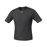 GORE WEAR Herren M Windstopper Base Layer Shirt, Schwarz, XL EU