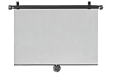 WALSER Auto-Sonnenrollo, Sonnenschutz Auto, Auto-Sonnenblende, 2 Stück Sonnenrollos für SUV und Van Seitenfenster, Autosonnenschutz 53 x 56cm