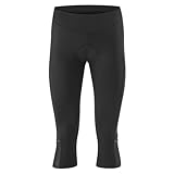 Gonso Essential Tight 3/4 W, Damen Fahrradhose 3/4, Radtight mit Dry Up Air Sitzpolster, Hohe Bewegungselastizität und Komfortbund, Enganliegende Passform
