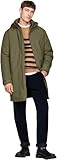 Tommy Hilfiger Herren Parka Tech Padded Parka mit Kapuze, Mehrfarbig (Army Green), XL