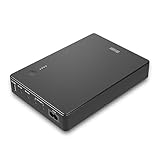 Shanqiu USV Mini UPS Unterbrechungsfreie Stromversorgung für Router, Modem, Kamera mit Eingang AC Ausgang USB 5V DC 5V 9V 12V 3A (74Wh)