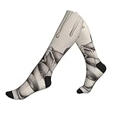 Vbcxza Handgezeichnete Teekannen und Tassen, Sport-Kompressionssocken für Unisex, athletische Kompressionsstrümpfe für täglichen Komfort