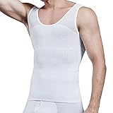 Atmungsaktive Kompressionsshirts für Männer, ärmelloses Bodyshaper zur Taillenformung für die Körperformung im Fitnessstudio