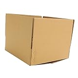 DOITOOL Korrigierte Wellpappe Versandbox mit Fächern Praktische Transportbox für Kleine Gegenstände Wie Tassen Weinflaschen und Keramikplatten