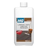 HG Laminat, Vinyl und PVC Reiniger, ein frisch duftender, konzentrierter Bodenreiniger für alle Arten Von Laminat-, Vinyl und PVC-Böden, geeignet für die regelmäßige Anwendung - 1 Liter
