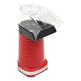 1200W Popcornmaschine Popcorn Maker für Zuhause Heißluft-Popcorn-Maschine Popcornmaker ohne Öl Popcorn Maschine Popcornmaker ohne Öl Rot