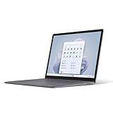 Microsoft Surface Laptop 5, 13,5 Zoll (33,5 cm), Touchscreen, Intel EVO, 12. Generation, Intel Core i5-1235U, 8 GB RAM, 512 GB SSD mit Intel Iris Xe Graphics und Windows 11 Home