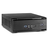 Inter-Tech ITX MW-01 II HTPC-Gehäuse, schwarz, ohne Netzteil