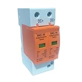 VDOQTLJT Überspannungsschutzgerät SPD DC 500 V 800 V 1000 V 2P DC1000V 20KA 40KA Niederspannungsableiter Haus-DIN-Schiene 2-poliger Schutz(DC800V)