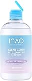 essence INAO inner and outer beauty Clean Crush Mizellenwasser by essence, Gesichtsreinigung, für sensible Augen/Haut, vegan, ölfrei, ohne Parabene, ohne Mikroplastikpartikel, 1er Pack (500ml)