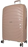 Warenhandel König Hartschalen Koffer Trolley Rethmar - Farbe Rosegold - Gr. XL