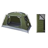 Night Cat 1 Personen Zelt Leichtes und Wasserdichtes und Schlafsack für Rucksackreisen Wandern Outdoor Festivals