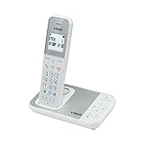 VTech XS1050 Schnurlostelefon mit Anrufbeantworter, schnurloses DECT-Telefon, Anruferkennung/Anruffunktion, Lautstärkeregler, Freisprechfunktion, Anrufschutz