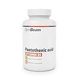 GymBeam Vitamin B5 (Kapseln) - 500 mg pro Tagesdosis, Pantothensäure für den richtigen Stoffwechsel, Energieproduktion und geistige Leistungsfähigkeit, reduziert Müdigkeit und Erschöpfung, 60 caps