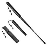 Schwarz Wanderstöcke Trekkingstöcke Walking Stöcke,Für Damen Und Herren,Für Eine Vielzahl Von Outdoor-Aktivitätenverlängerung 63,5 cm, Kontraktion 26,5 cm