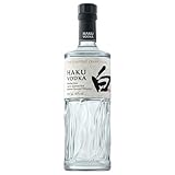 Suntory Haku Vodka , Super Premium Vodka aus dem House of Suntory in Japan , aus japanischem Reis , 700 ml , 40 Prozent