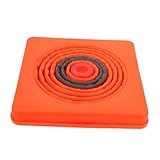 NOLITOY 2 Stück Faltbare Sicherheitskegel aus Robustem PP Platzsparend und Geruchlos Vielseitig für Straßenverkehr Sportfelder und Outdoor Spiele Langlebig und Waschbar für Warn und